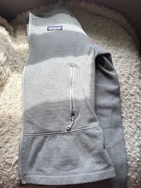 Patagonia Gray Fleece Zip-up